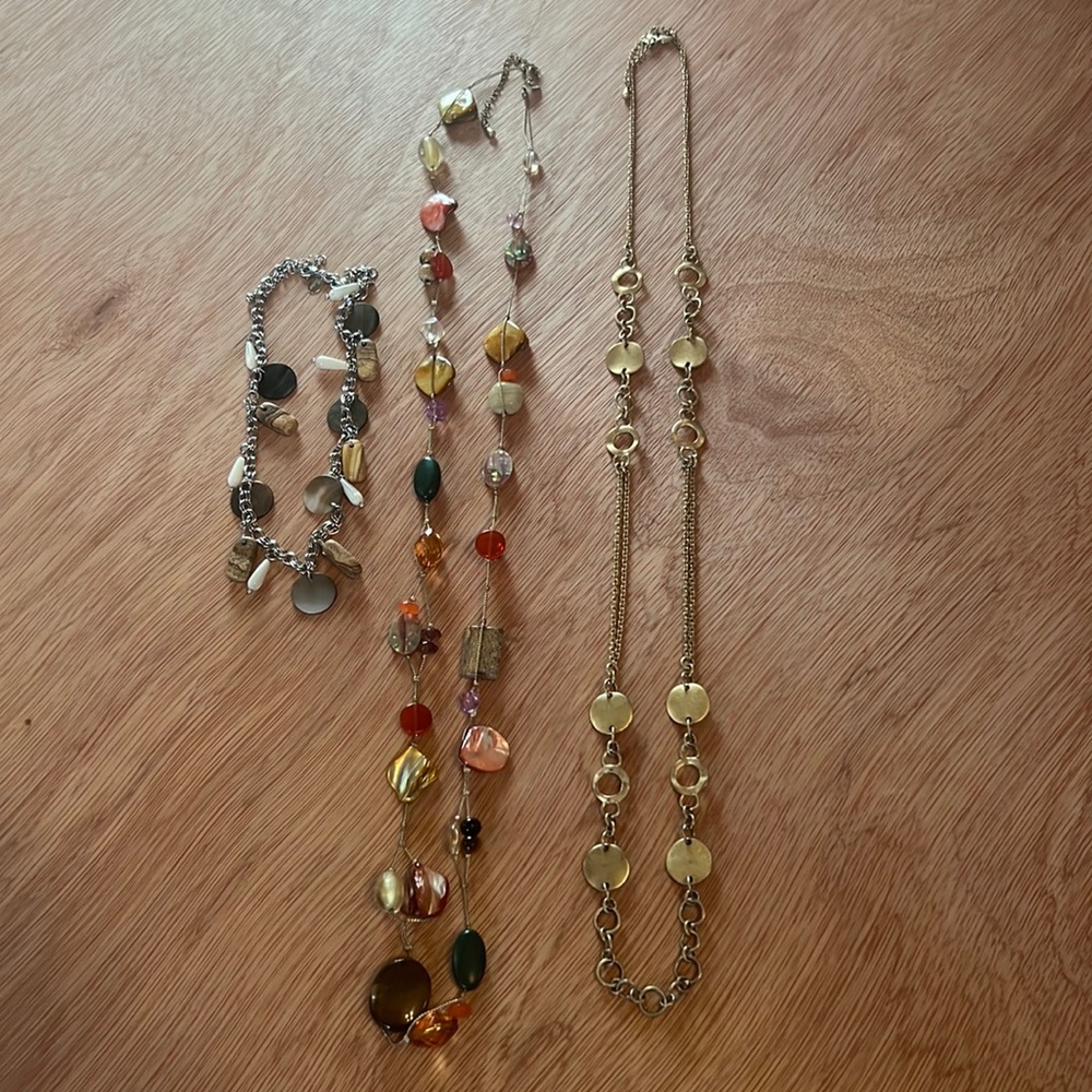 Triple Set Lia Sophia Necklaces
